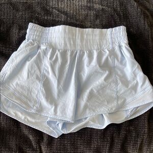 Lululemon Athletica Light Blue Athletic Shorts
